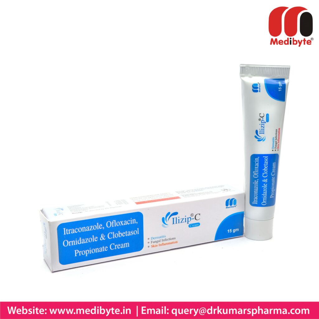 Itraconazole, Ofloxacin, Ornidazole & Clobetasole Cream