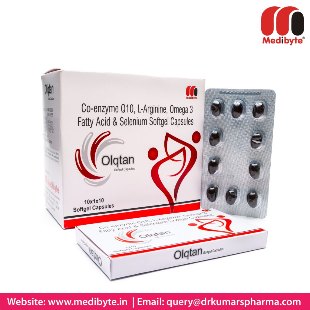 Co Q 10 100mg + EPA 90mg + DHA 90 mg + lycopene 4000mg + Selenium 70mcg