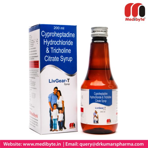 Cyproheptadine  2mg + Tricholine  275mg