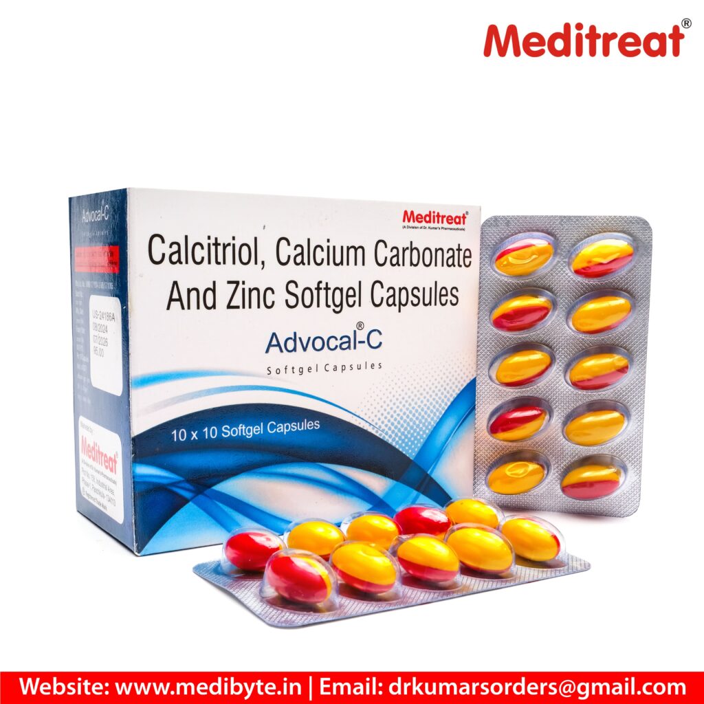 calcitriol calcium carbonate and zinc Softgel capsules