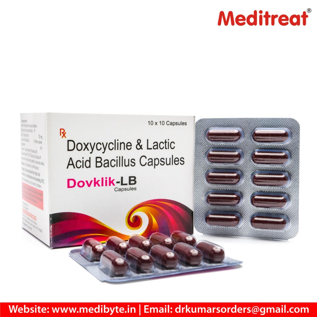 Doxycycline 100mg + LAB 100 million Spores