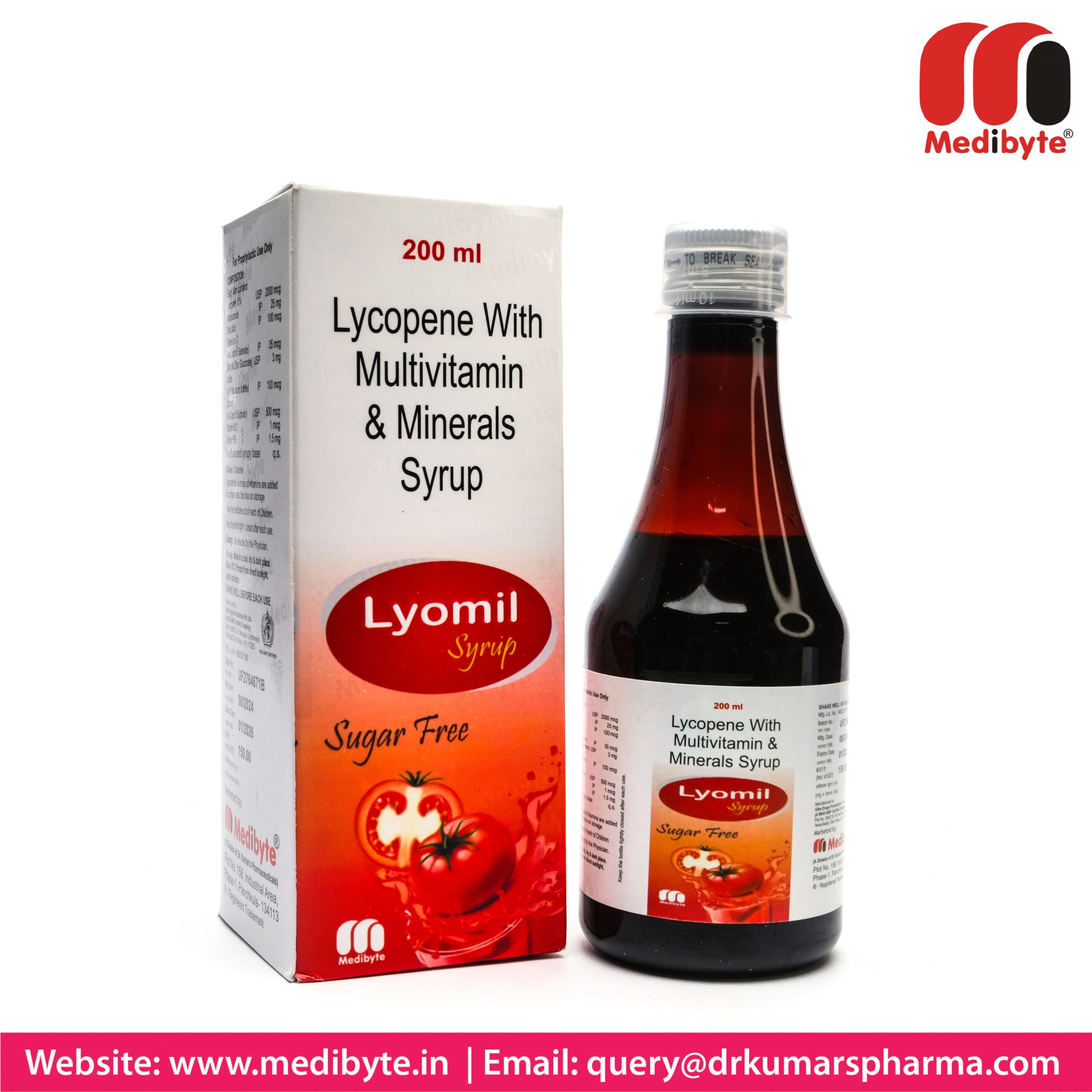 Lycopene Multivitamin and Multimineral Syrup