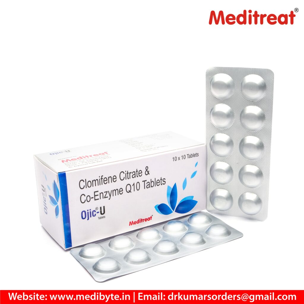 Ubidecarenone USP 50 mg (Coenzyme Q10) and Clomiphene Citrate IP 50 mg Tablets