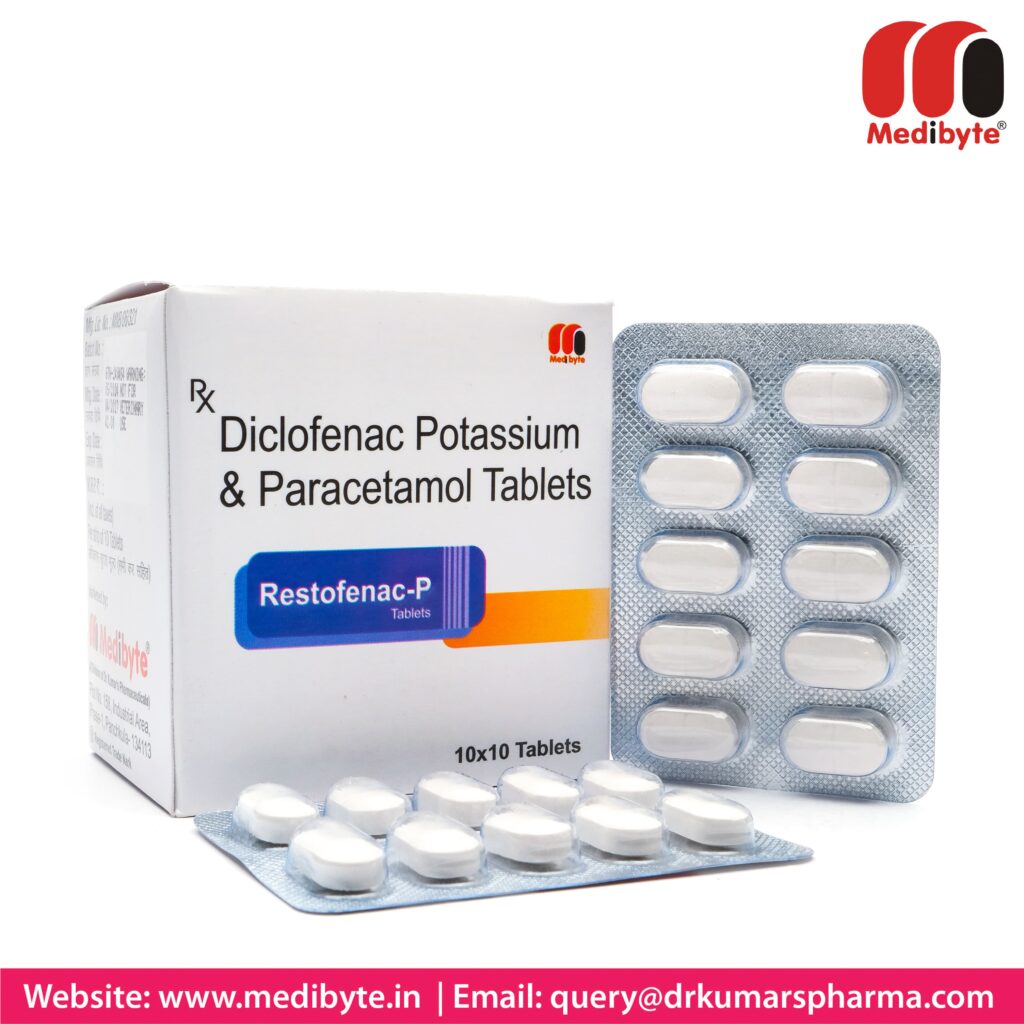 Diclofenac Potassium, and Paracetamol Tablets