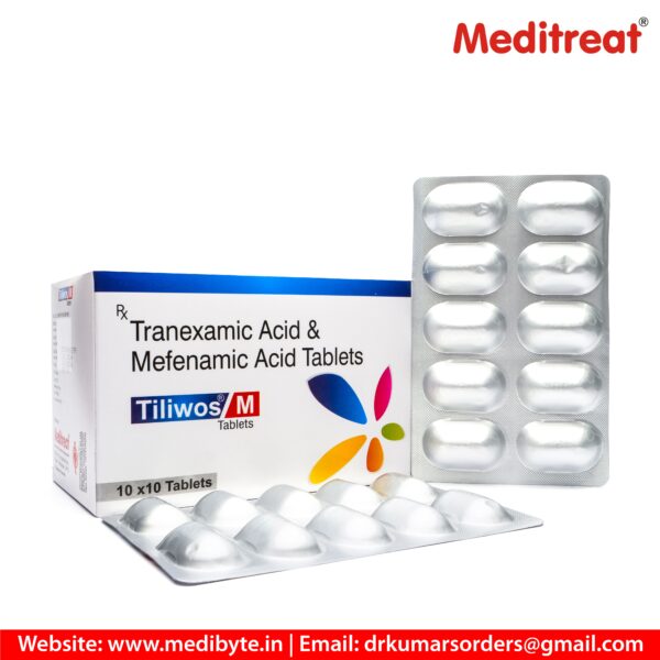 Traxenamic Acid 500mg + Mefenemic Acid 250mg Tablets