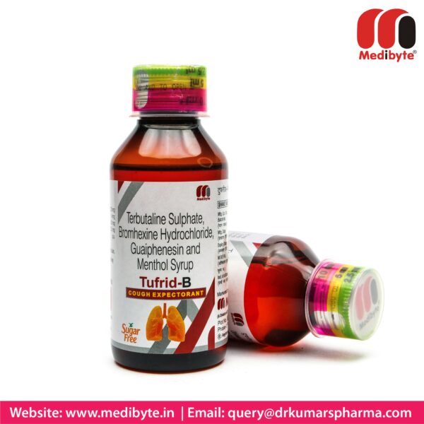 Terbutaline Sulphate, Bromhexine Hydrochloride, Guaiphenesin, Menthol Syrup