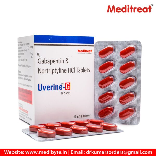 Gabapentin 400mg + Nortriptyline 10mg